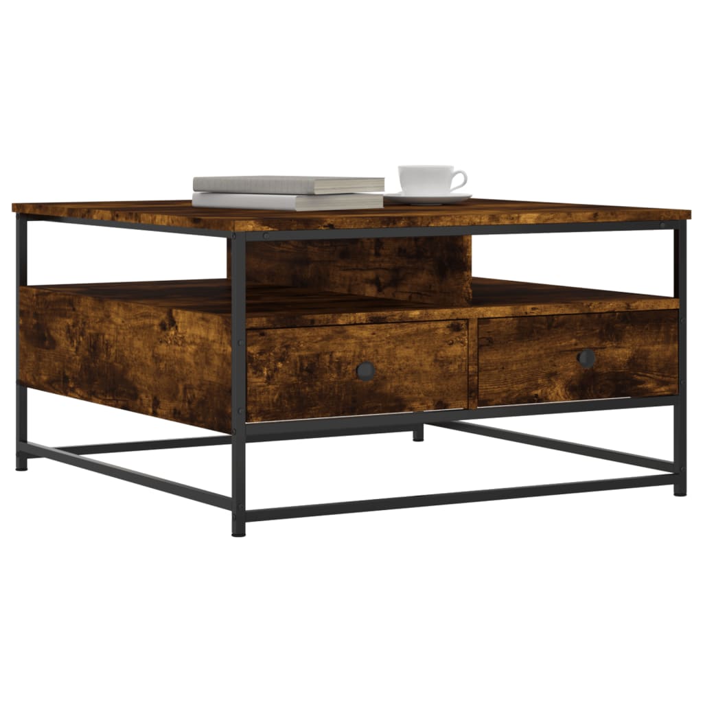 Salontafel Bewerkt Hout Kleurig