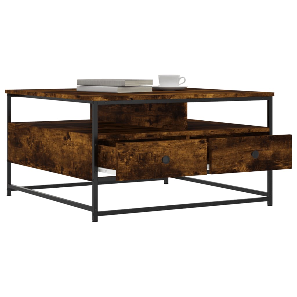 Salontafel Bewerkt Hout Kleurig