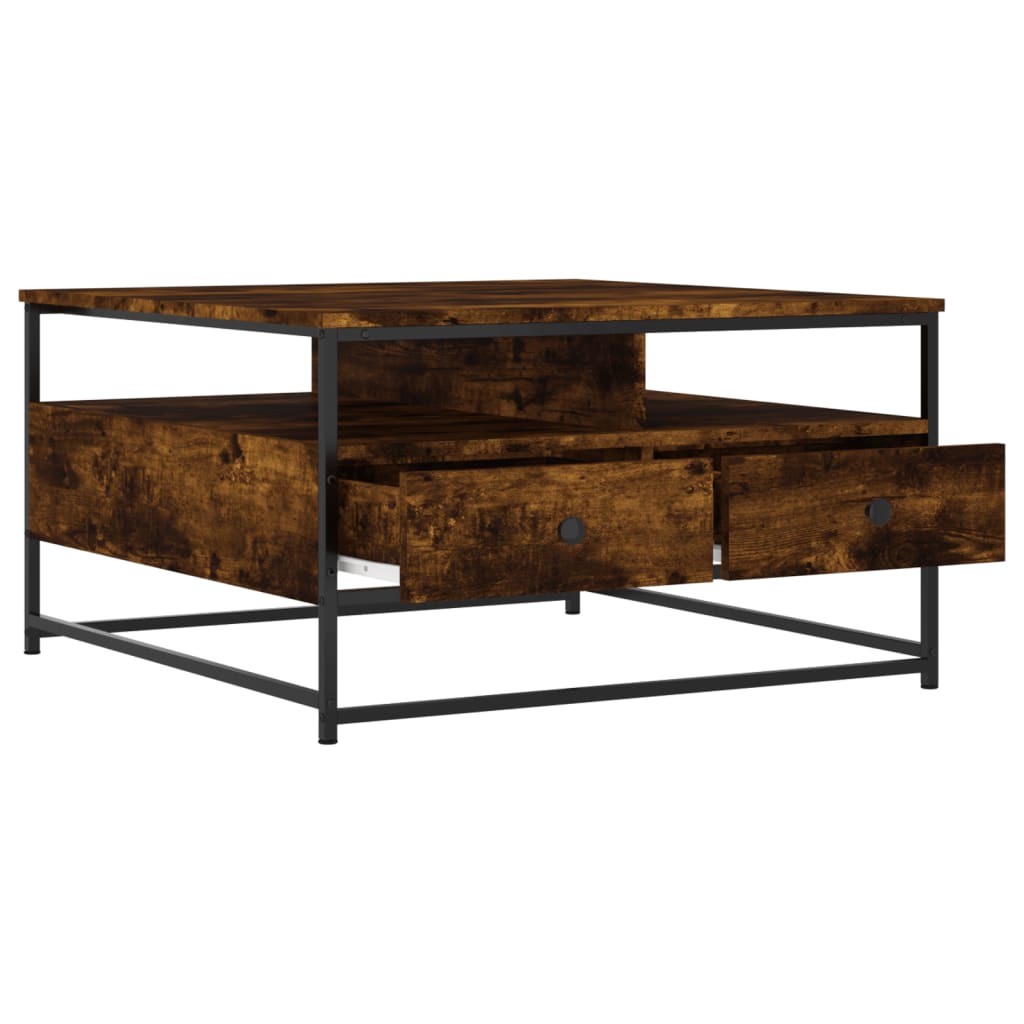 Salontafel Bewerkt Hout Kleurig