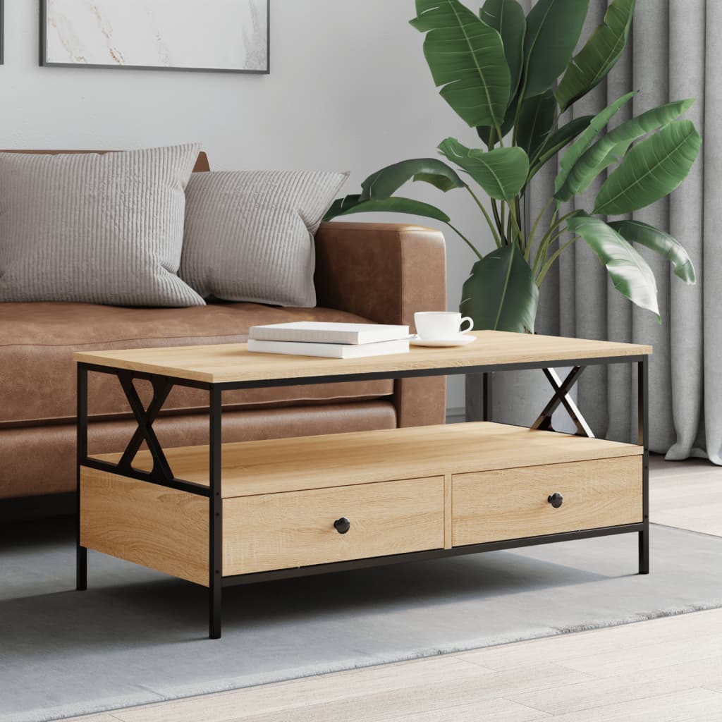 Salontafel With Drawer 100 X 51 X 45 Cm