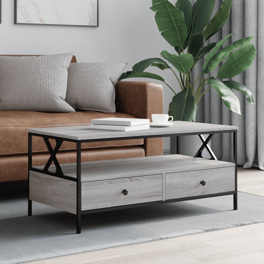 Salontafel With Drawer 100 X 51 X 45 Cm