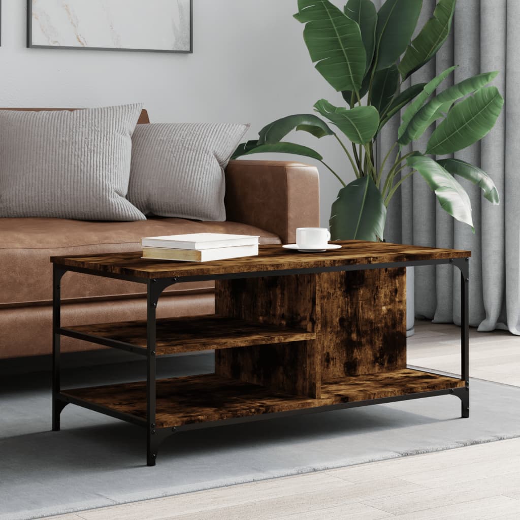 Salontafel 100X50X45 Cm Bewerkt Hout