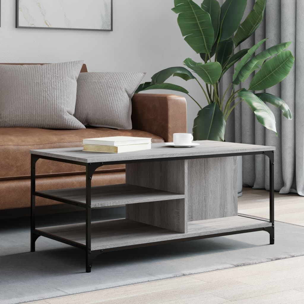Salontafel 100X50X45 Cm Bewerkt Hout