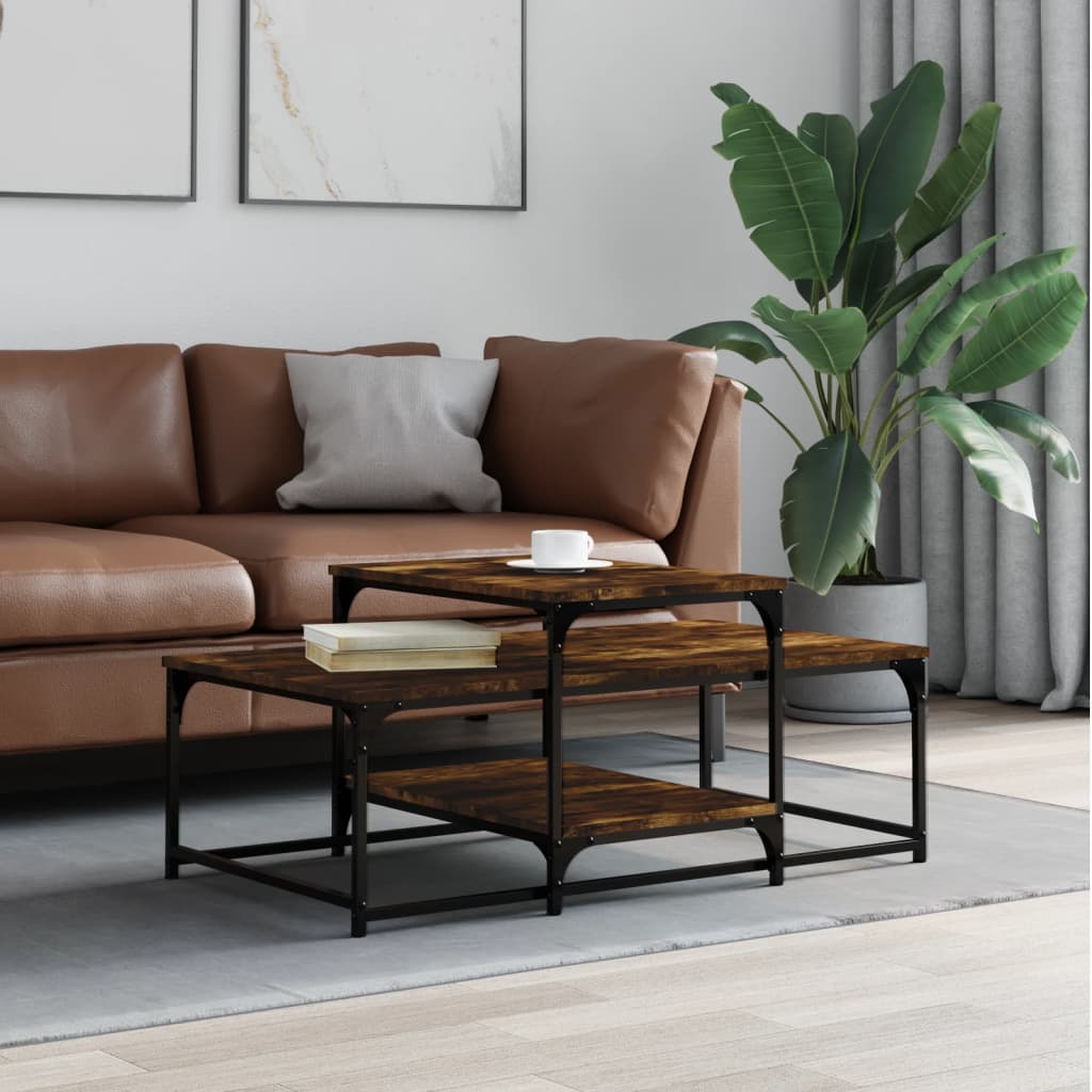 Salontafel 102X60X45 Cm Bewerkt Hout