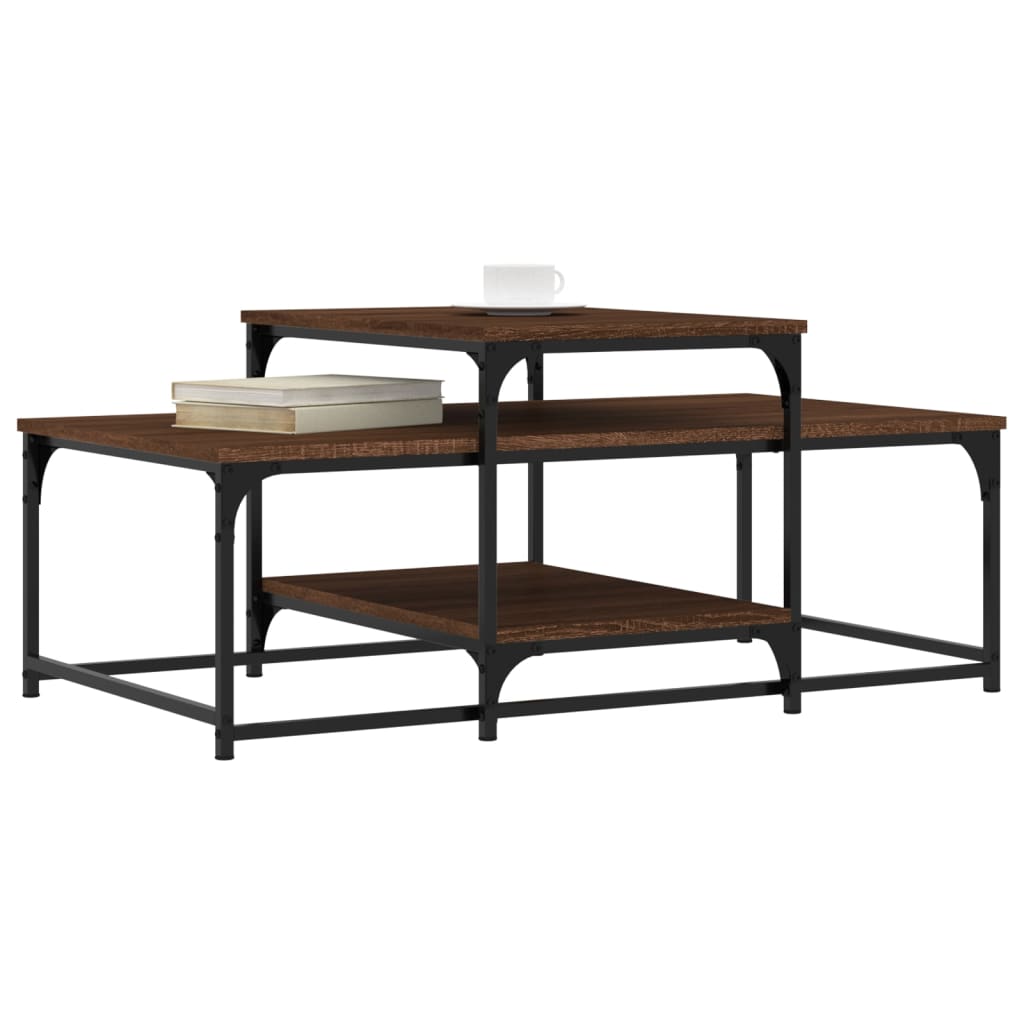 Salontafel 102X60X45 Cm Bewerkt Hout