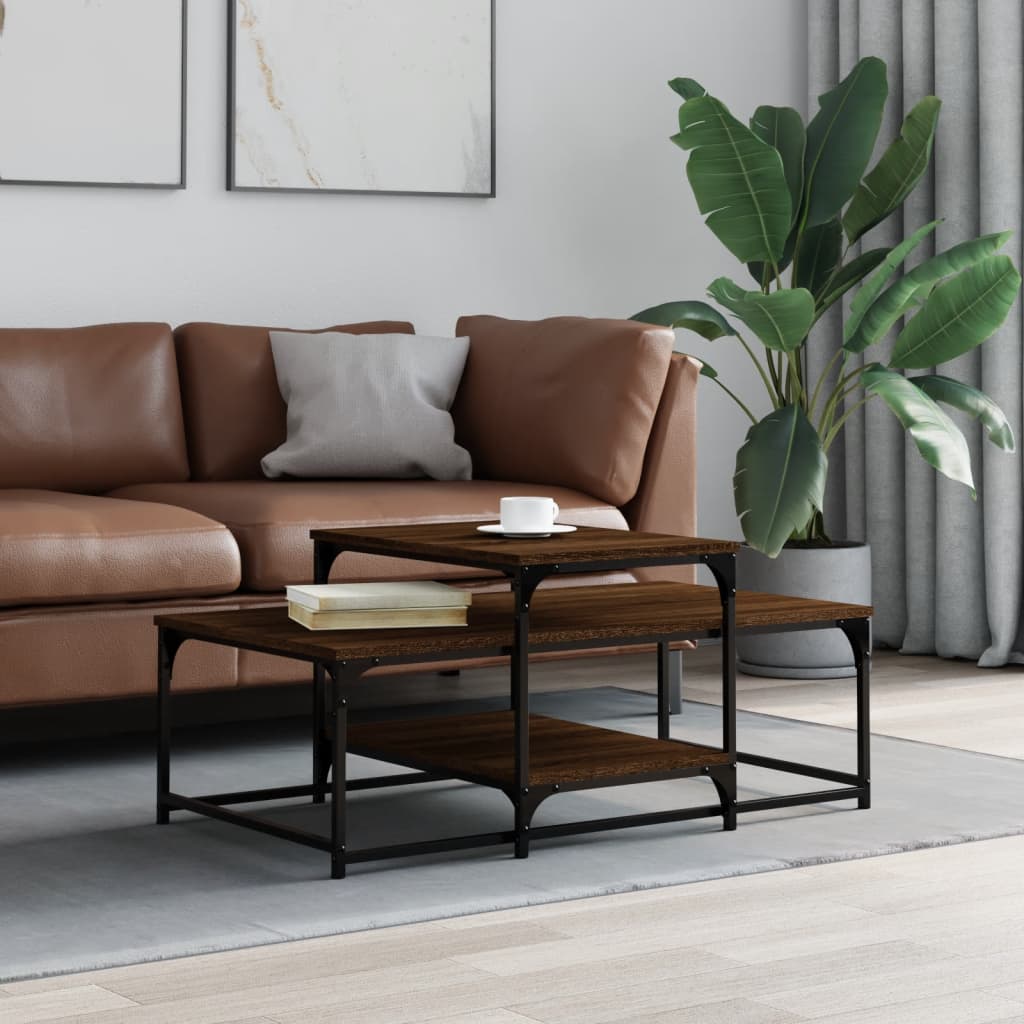 Salontafel 102X60X45 Cm Bewerkt Hout