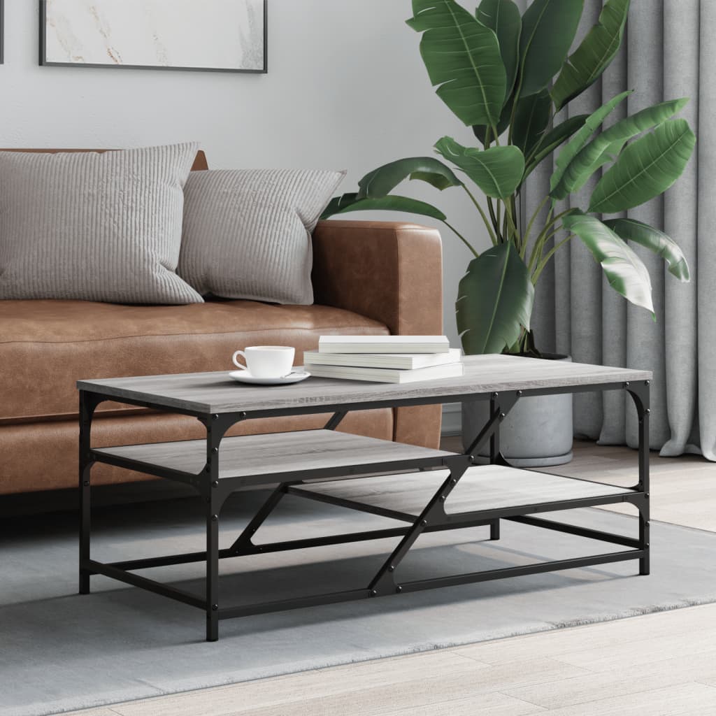 Salontafel 100X49X40 Cm Bewerkt Hout