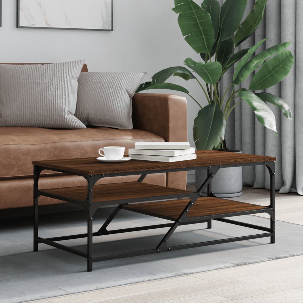 Salontafel 100X49X40 Cm Bewerkt Hout