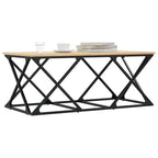 Salontafel 100X49X40 Cm Bewerkt Hout Kleurig