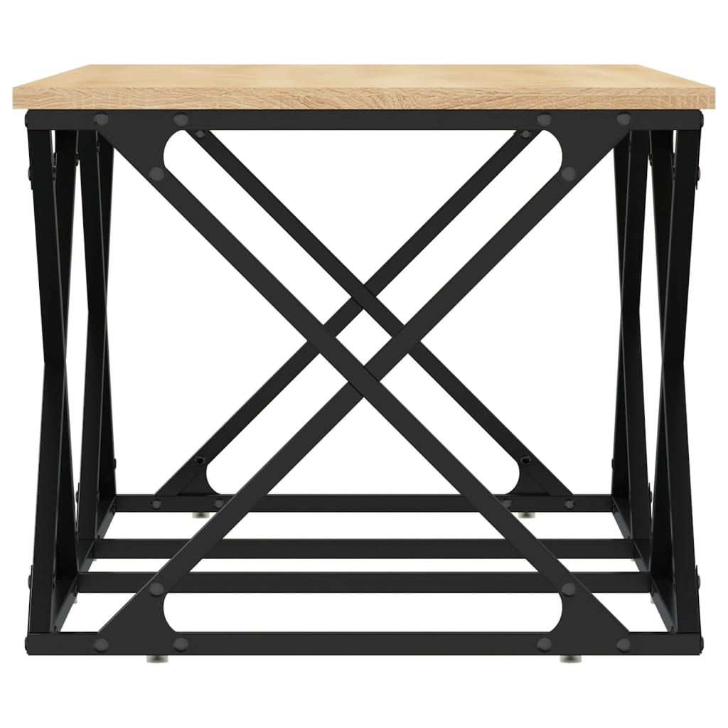 Salontafel 100X49X40 Cm Bewerkt Hout Kleurig