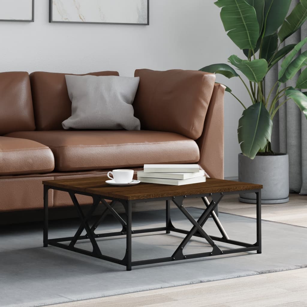 Salontafel Bewerkt Hout Kleurig
