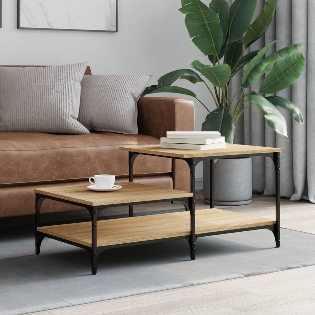 Salontafel 100X50,5X45 Cm Bewerkt Hout