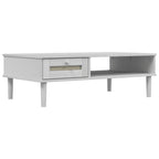 Salontafel Senja 100X55X33 Cm Rattan-Look Massief Hout