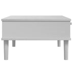 Salontafel Senja 100X55X33 Cm Rattan-Look Massief Hout