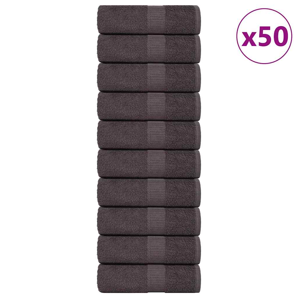 Douchehanddoeken 360 G/M² 100% Katoen Antraciet