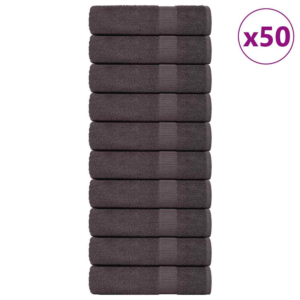 Douchehanddoeken 360 G/M² 100% Katoen Antraciet