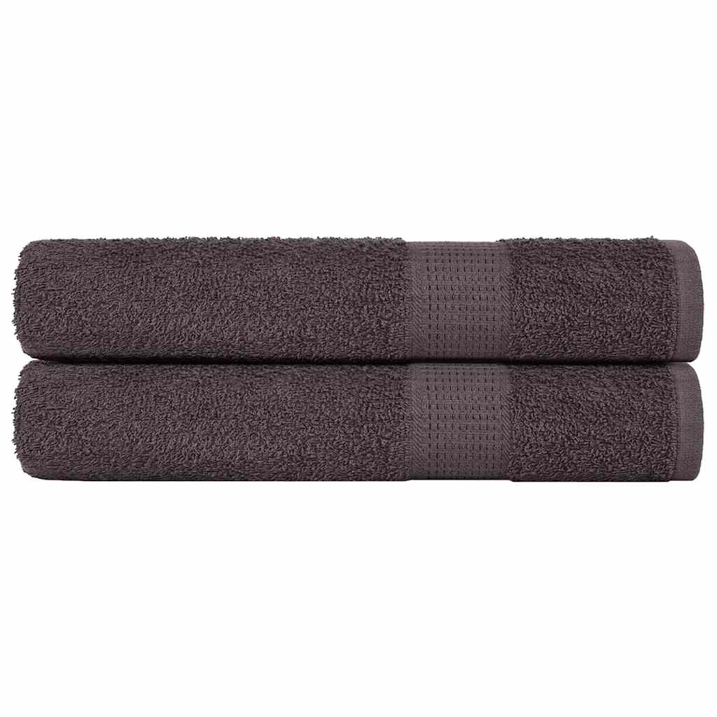 Douchehanddoeken 360 G/M² 100% Katoen Antraciet