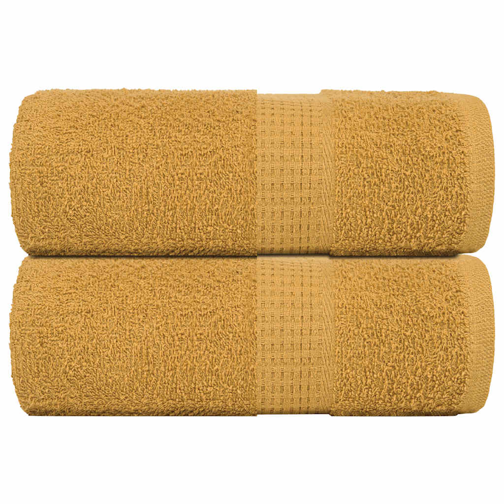 Handdoeken 360 G/M² 100% Katoen Kleurig Goud