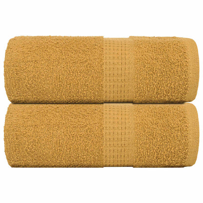 Handdoeken 360 G/M² 100% Katoen Kleurig Goud