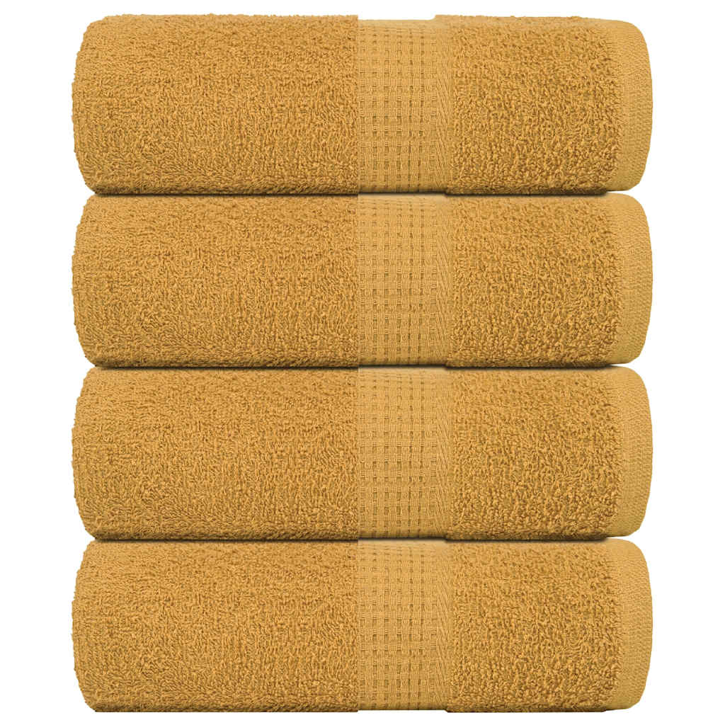 Handdoeken 360 G/M² 100% Katoen Kleurig Goud