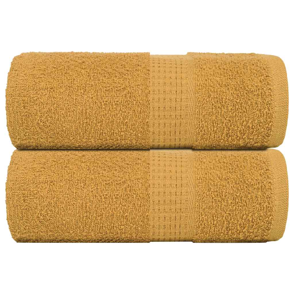 Handdoeken 360 G/M² 100% Katoen Kleurig Goud