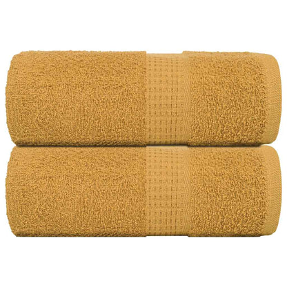 Handdoeken 360 G/M² 100% Katoen Kleurig Goud