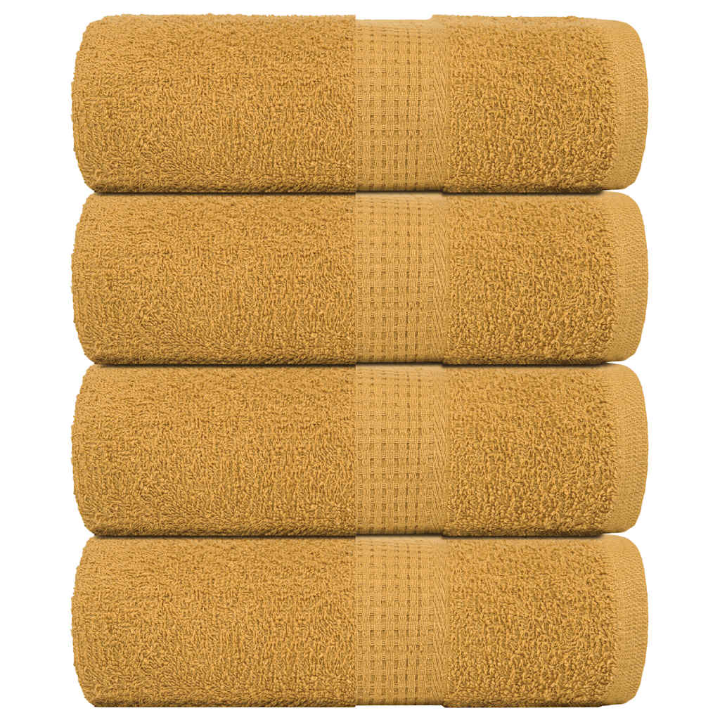 Handdoeken 360 G/M² 100% Katoen Kleurig Goud