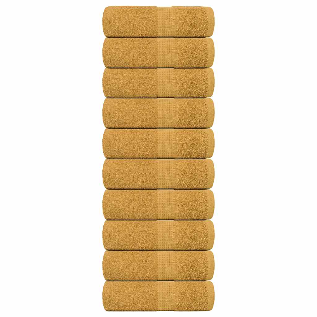Handdoeken 360 G/M² 100% Katoen Kleurig Goud