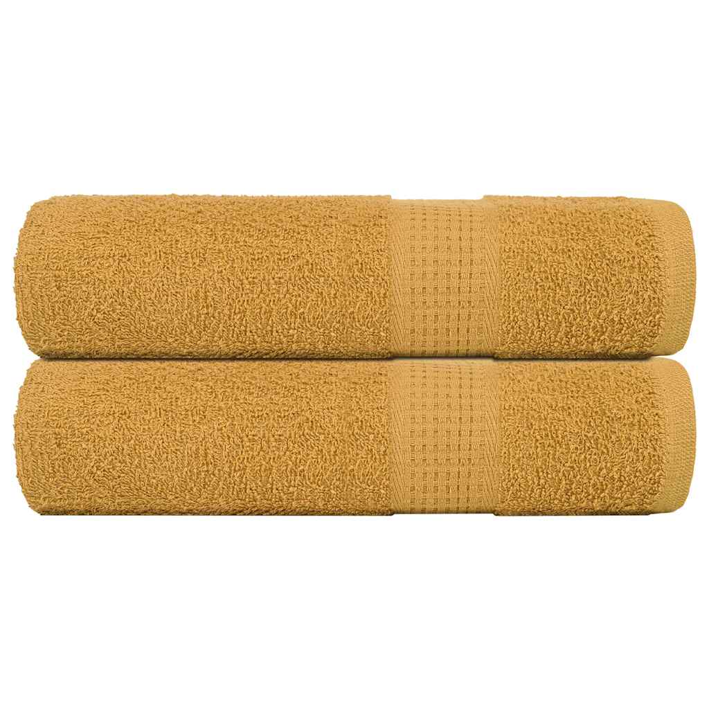 Handdoeken 360 G/M² 100% Katoen Kleurig Goud