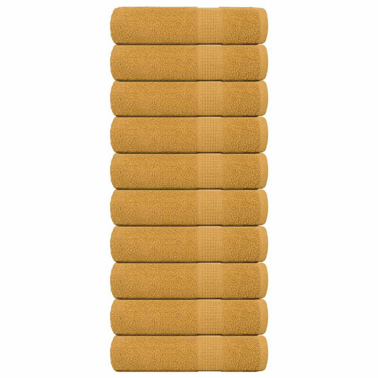 Handdoeken 360 G/M² 100% Katoen Kleurig Goud