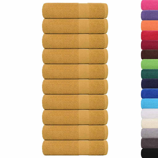 Handdoeken 360 G/M² 100% Katoen Kleurig Goud