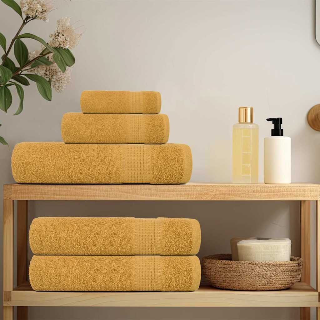 Handdoeken 360 G/M² 100% Katoen Kleurig Goud
