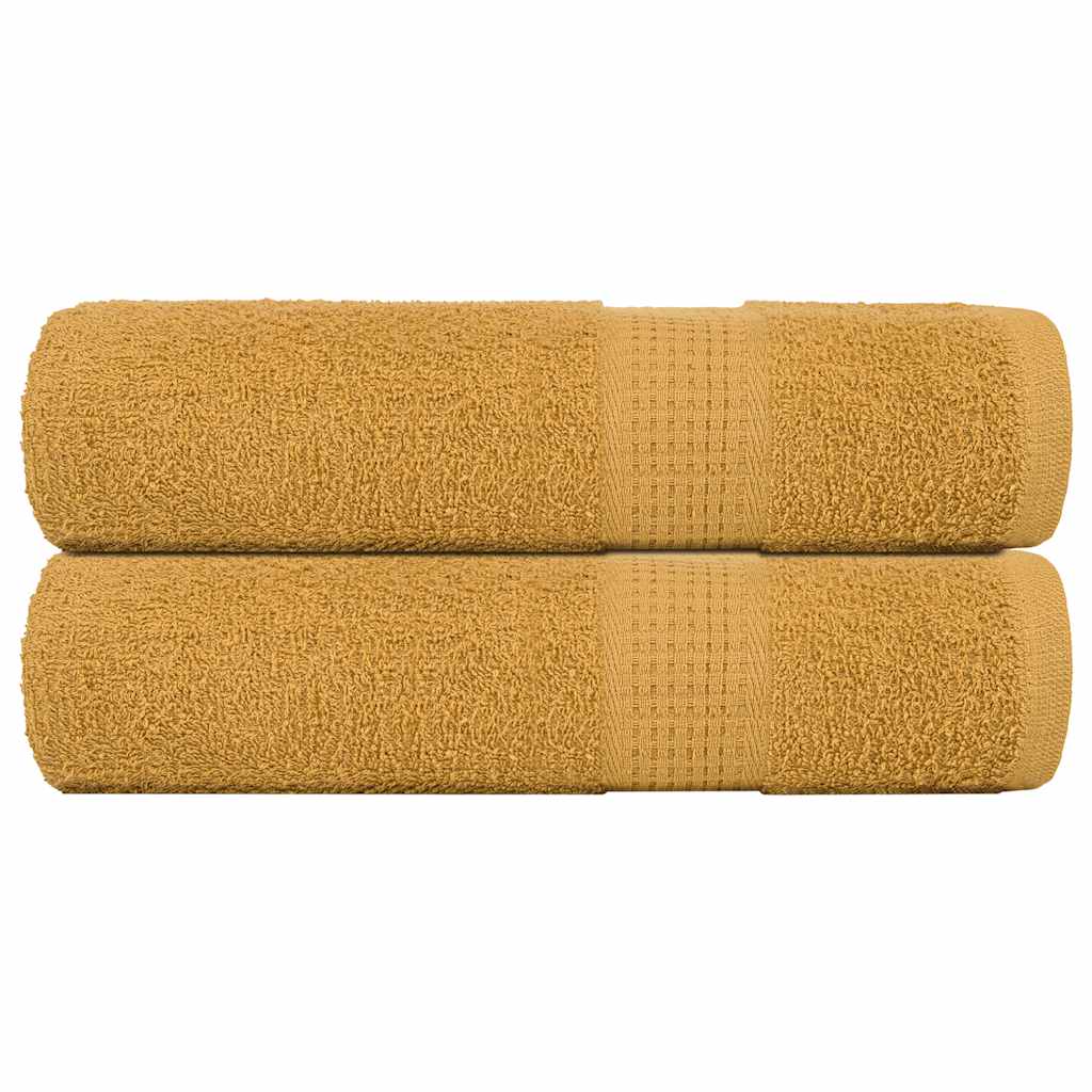 Handdoeken 360 G/M² 100% Katoen Kleurig Goud
