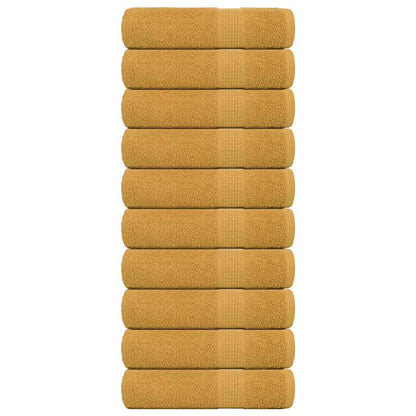 Handdoeken 360 G/M² 100% Katoen Kleurig Goud