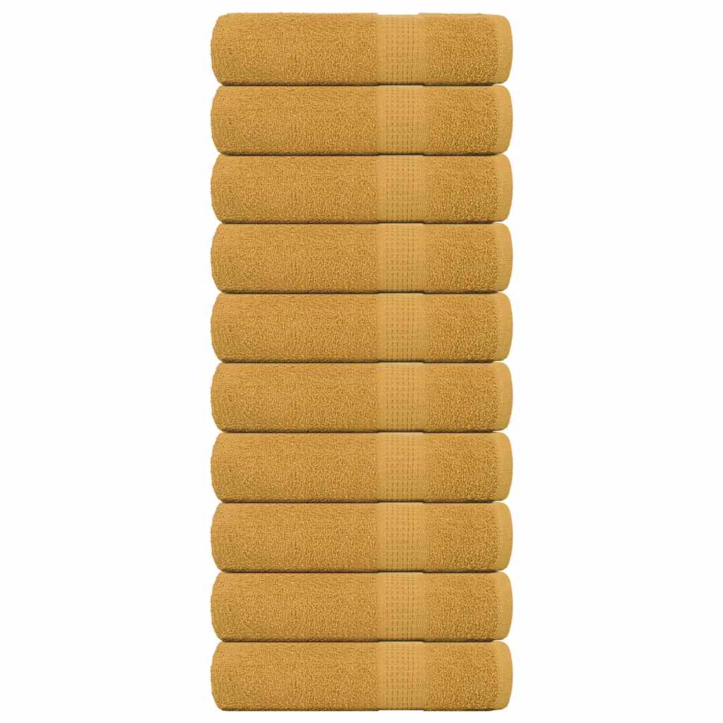 Handdoeken 360 G/M² 100% Katoen Kleurig Goud