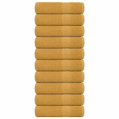 Handdoeken 360 G/M² 100% Katoen Kleurig Goud