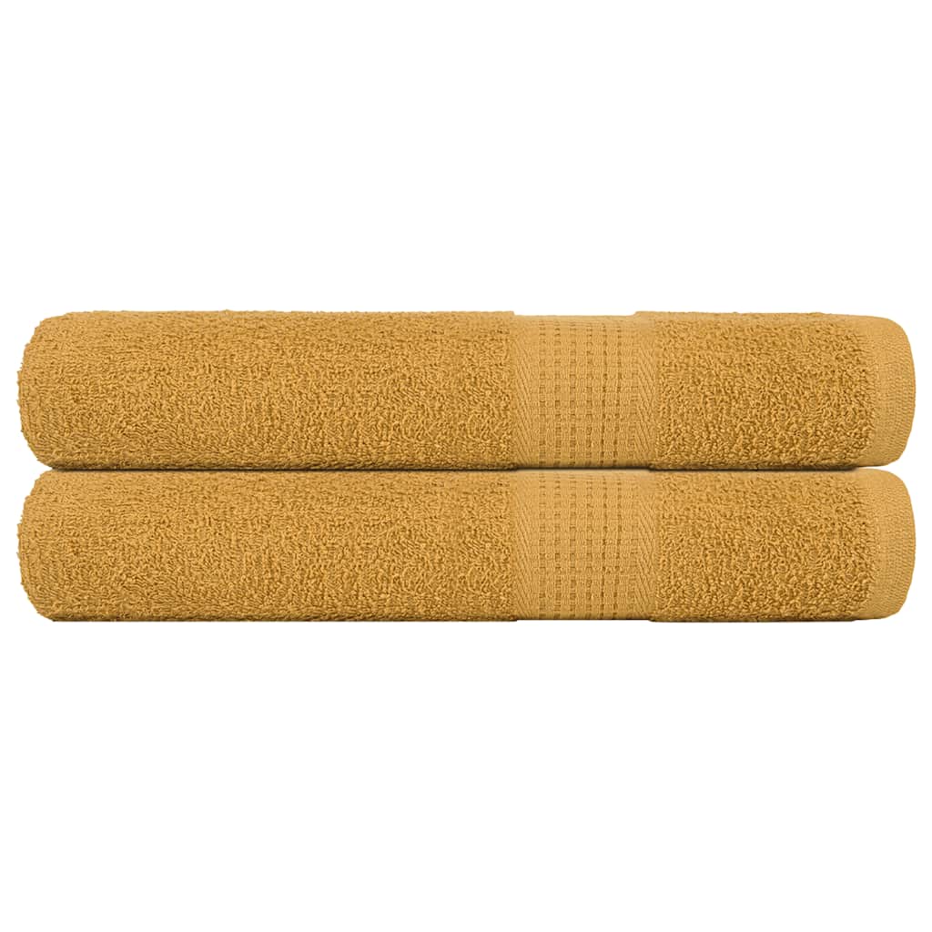 Handdoeken 360 G/M² 100% Katoen Kleurig Goud