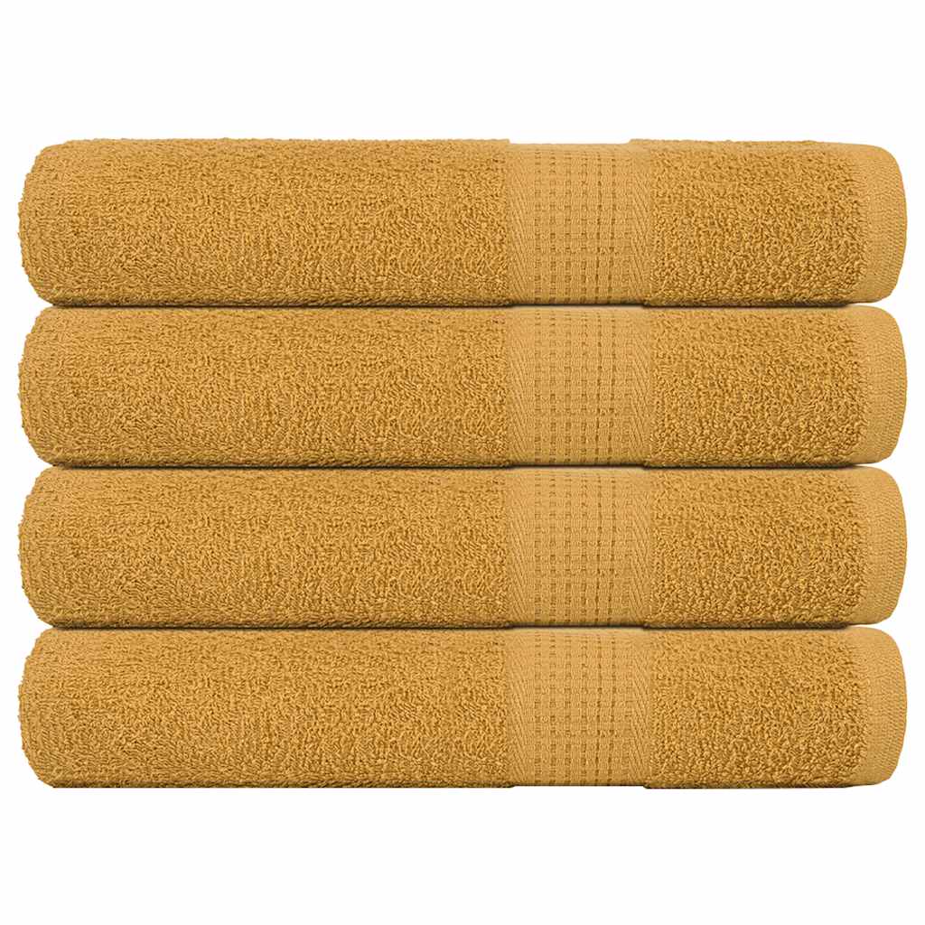 Handdoeken 360 G/M² 100% Katoen Kleurig Goud