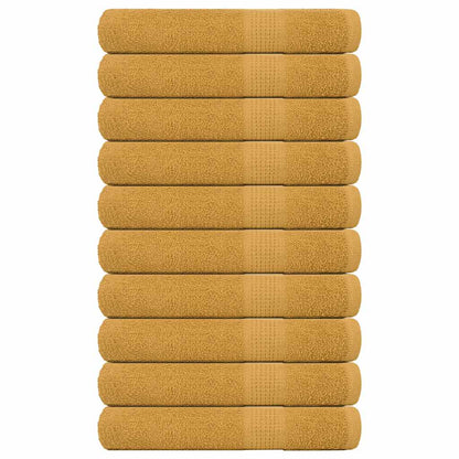 Handdoeken 360 G/M² 100% Katoen Kleurig Goud