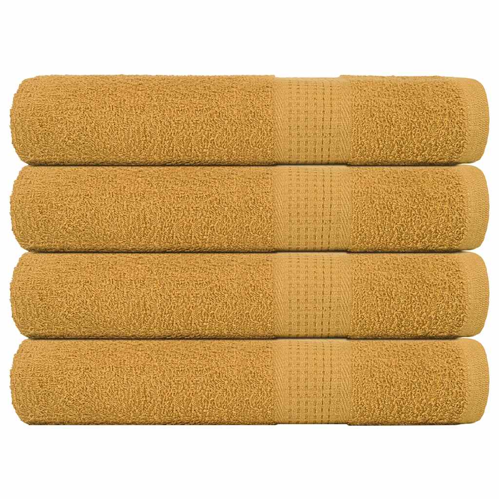 Handdoeken 360 G/M² 100% Katoen Kleurig Goud