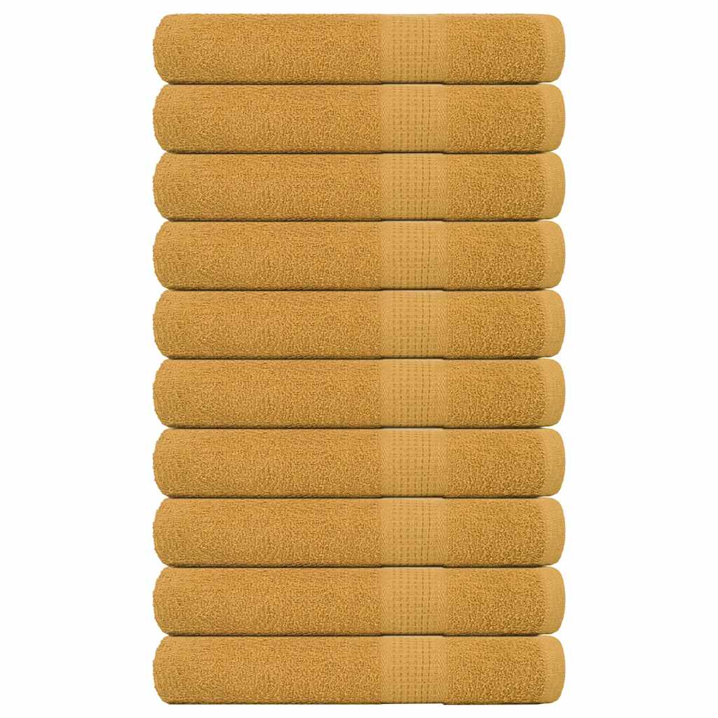 Handdoeken 360 G/M² 100% Katoen Kleurig Goud