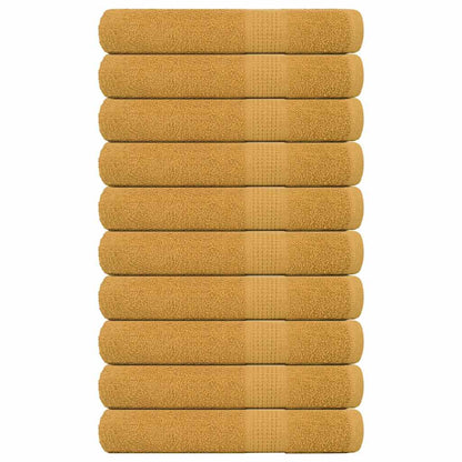 Handdoeken 360 G/M² 100% Katoen Kleurig Goud