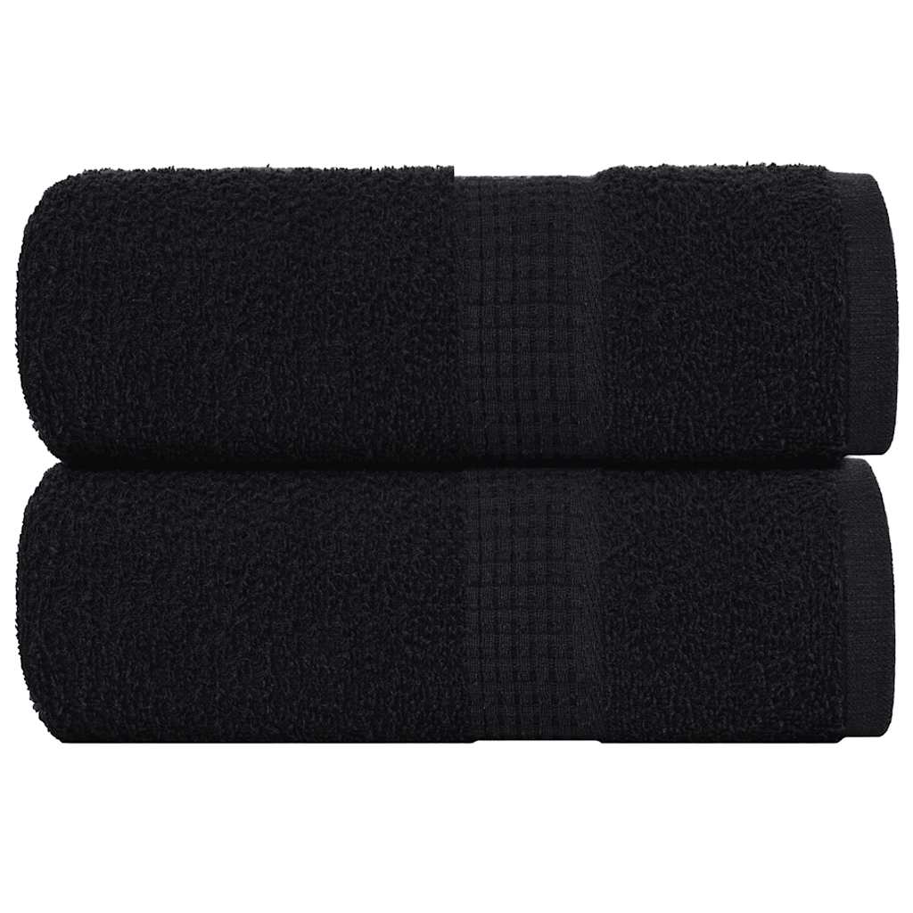 Washandjes 10 Stuks Frogn 100% Katoen Zwart