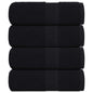 Washandjes 10 Stuks Frogn 100% Katoen Zwart