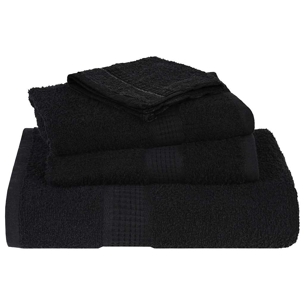 Washandjes 10 Stuks Frogn 100% Katoen Zwart
