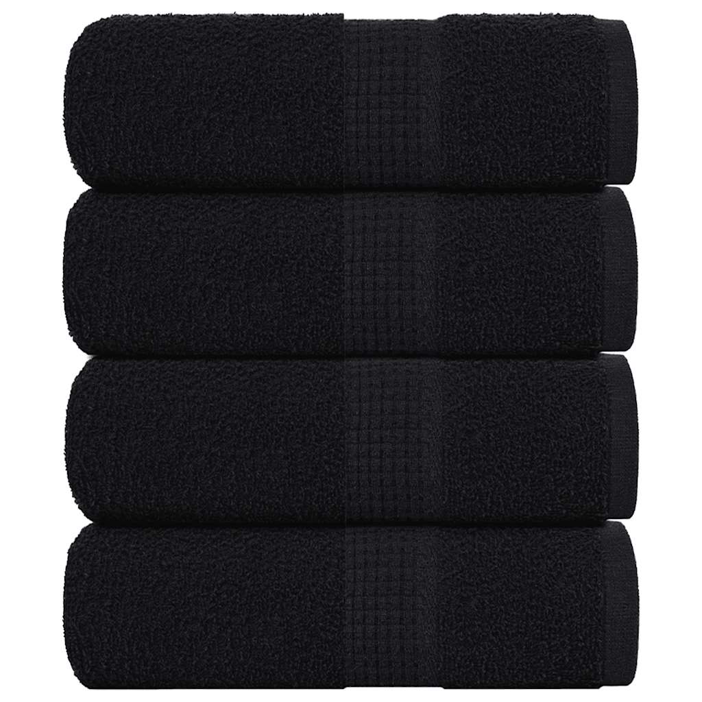 Washandjes 10 Stuks Frogn 100% Katoen Zwart