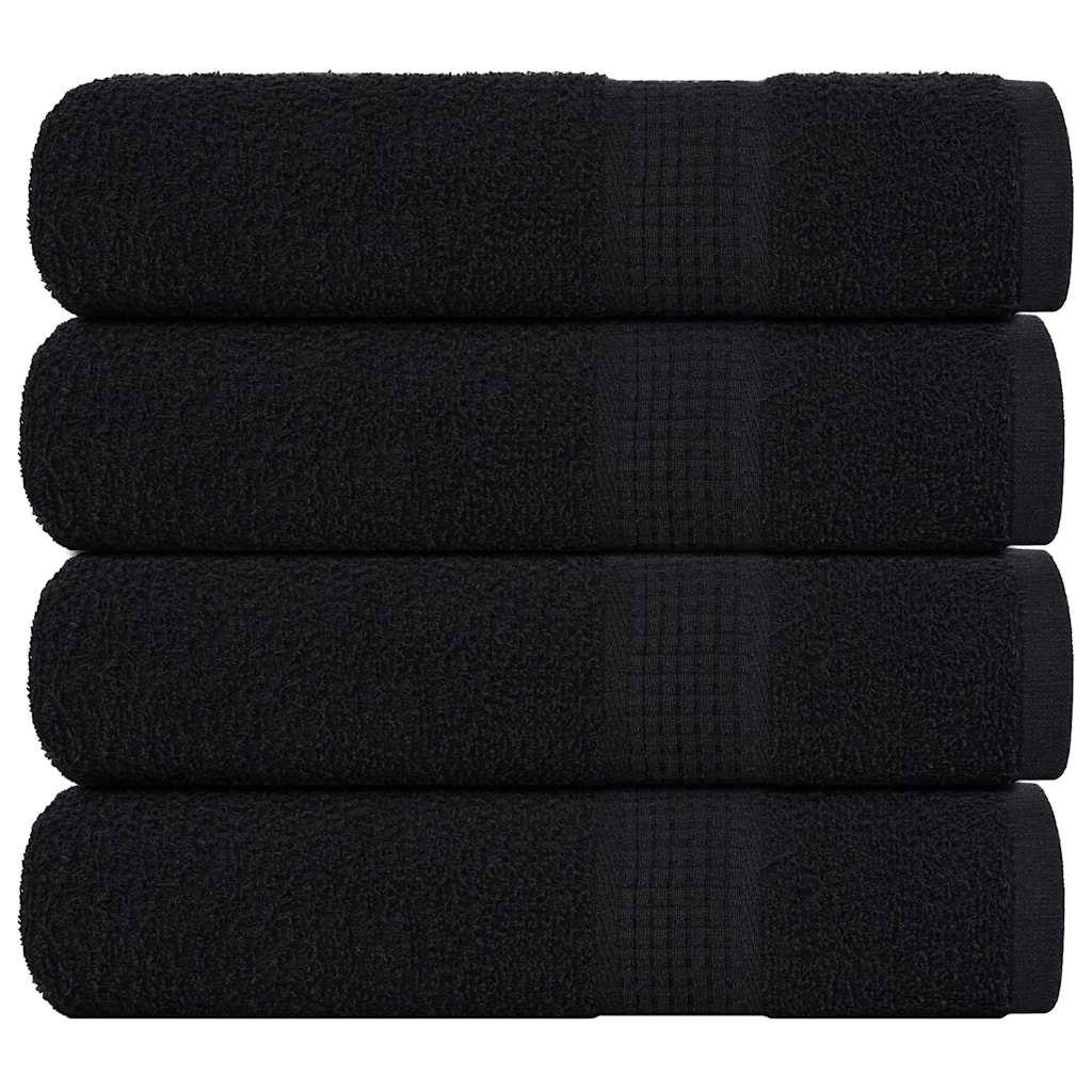 Washandjes 10 Stuks Frogn 100% Katoen Zwart