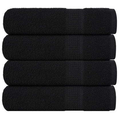 Washandjes 10 Stuks Frogn 100% Katoen Zwart