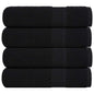 Washandjes 10 Stuks Frogn 100% Katoen Zwart