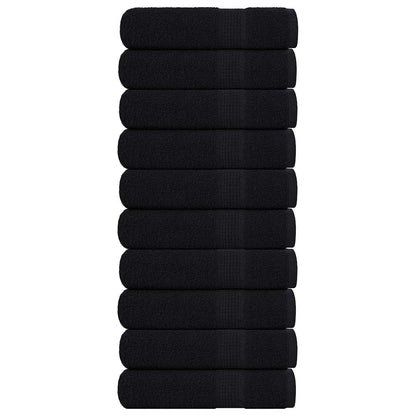 Washandjes 10 Stuks Frogn 100% Katoen Zwart